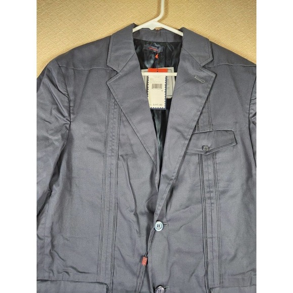 Marc Ecko Jacket Mens Medium M Blazer Sport Coat Button Pockets Cotton NWT - Picture 2 of 12